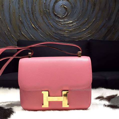 Hermes constance leather bag